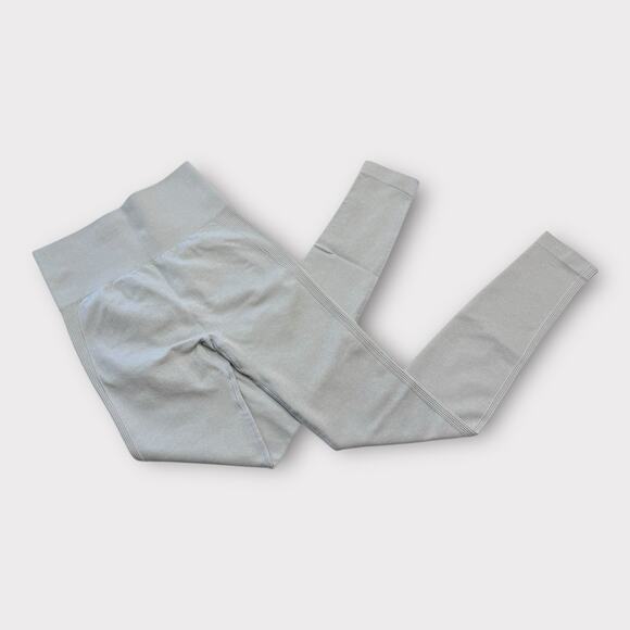 Womens Leggings‎ Size Small Light Gray Ruched Butt Lifting - Picture 1 of 6